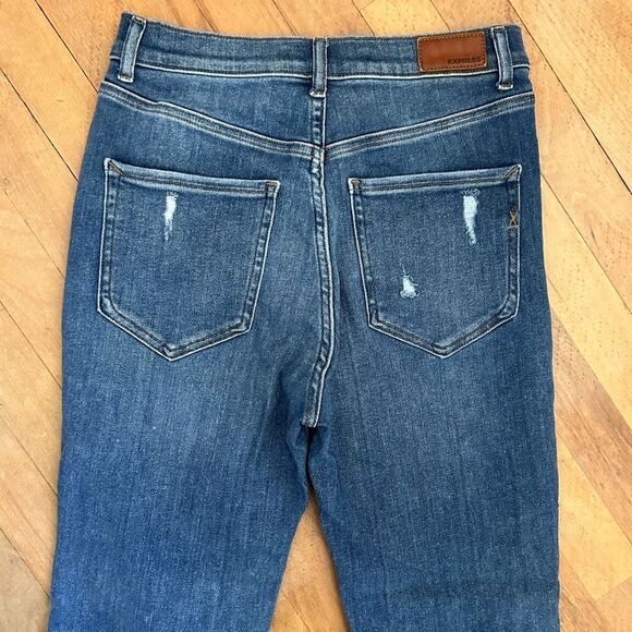 Express Slim Ankle Super High Rise Jeans - Picture 8 of 10